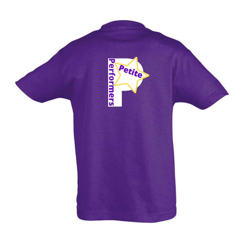 Petite Performers Kids Regent T-Shirt - Purple