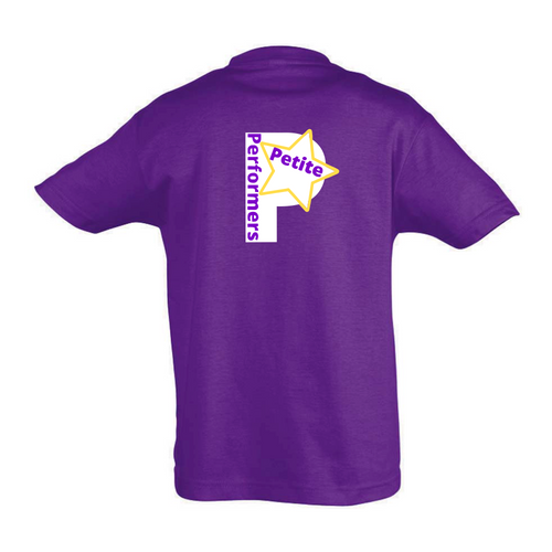 Petite Performers Kids Regent T-Shirt - Purple